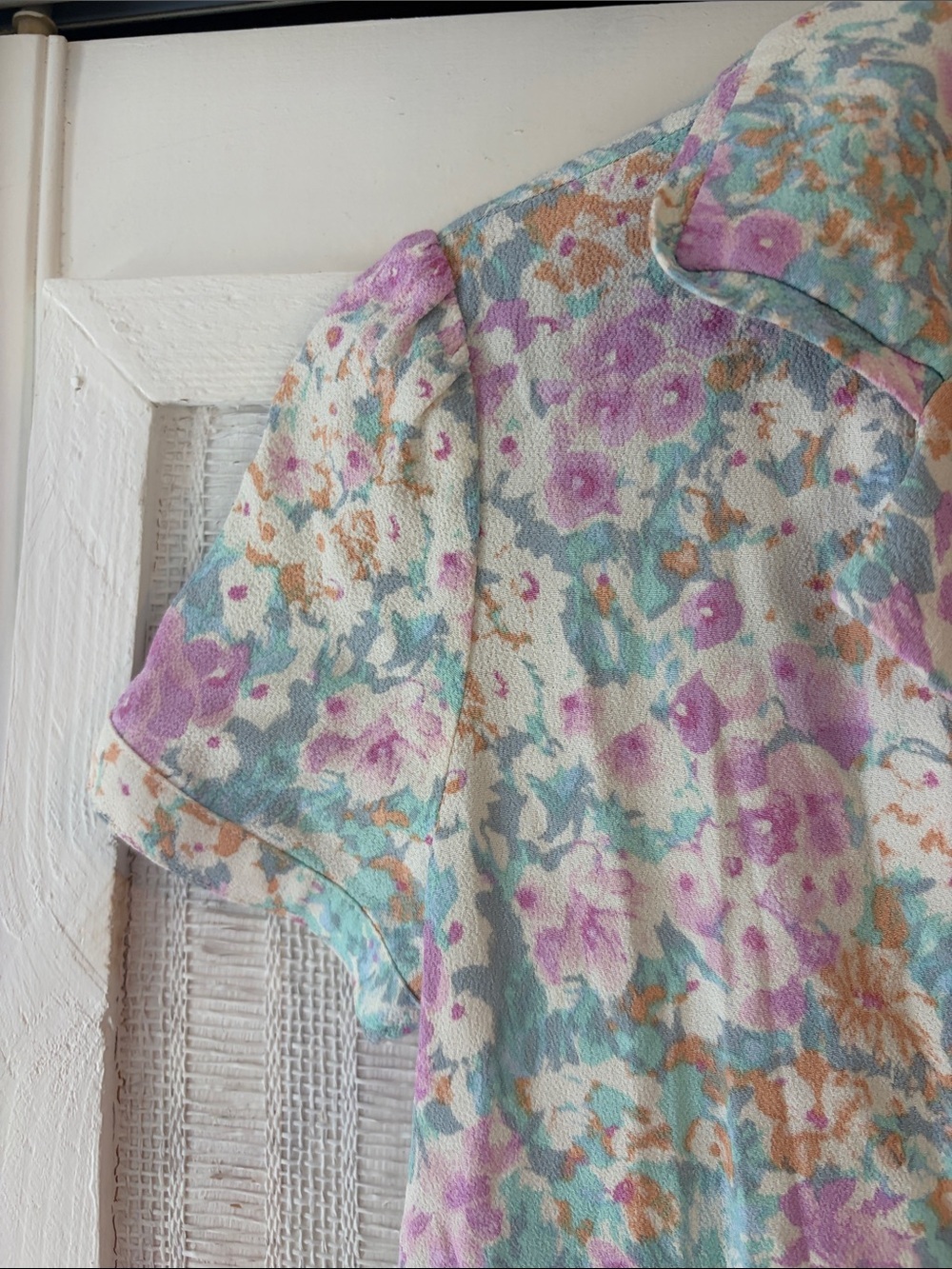 Rouje Cristina Floral Button Up Dress Size 34 — image 5 of 7